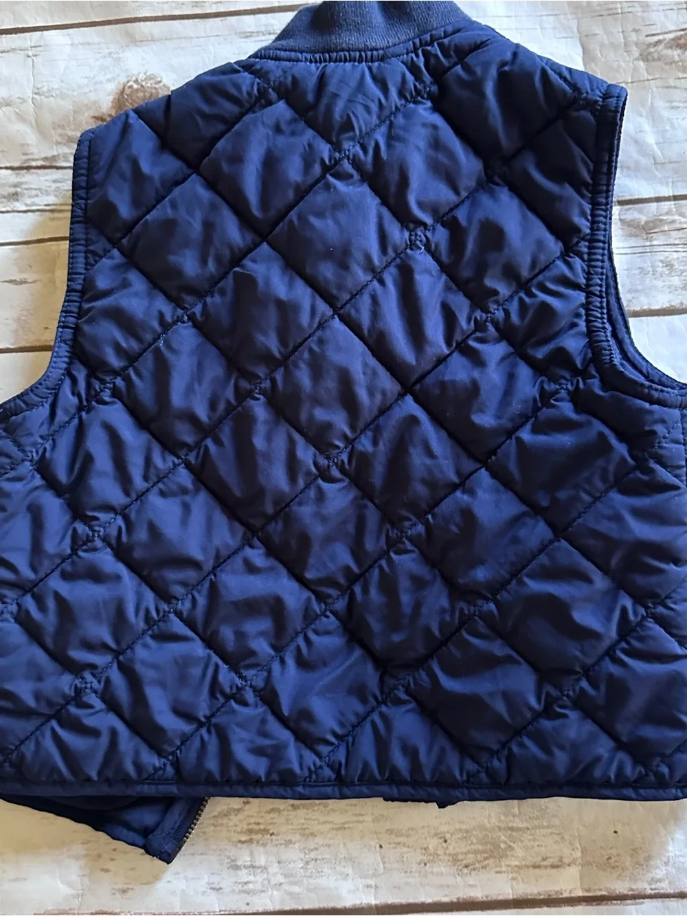 Ralph Lauren navy quilted vest vguc 2y